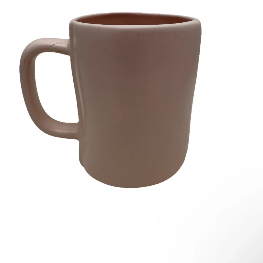 Rae Dunn I Love Mom Mug Pink Ceramic Coffee Cup - Picture 3 of 5